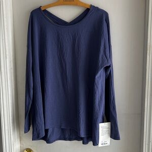 Lululemon Back into it LS Size 12 NWT
